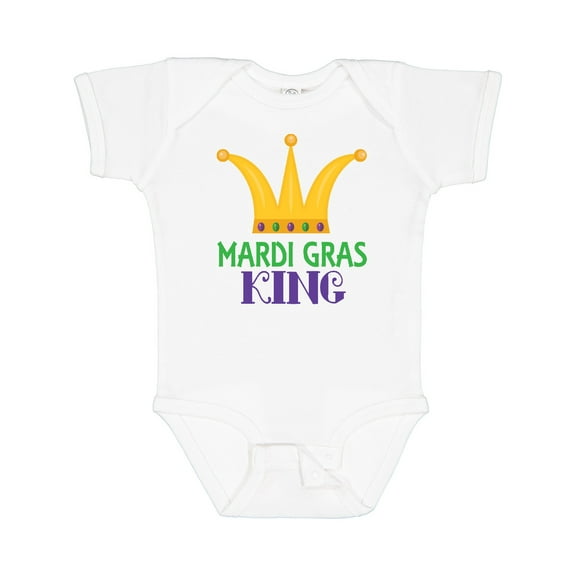 Inktastic Mardi Gras King Celebration Party Boys Baby Bodysuit