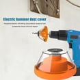 thumbnail image 3 of Martillo eléctrico Colector de polvo Cubierta Taladro Cenicero Dispositivo a prueba de polvo Naranja Tmvgtek Para estrenar, 3 of 5