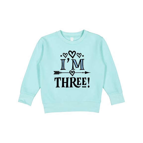 Inktastic 3rd Birthday 3 Year Old Arrow Toddler Sweatshirt