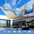 thumbnail image 4 of Sun Shade Sail Hardware Kit 6 Inch Heavy Duty 304 Stainless Set for Triangle & Rectangle Outdoor Patio Canopy Garden Installation, 42 Pcs, 4 of 5