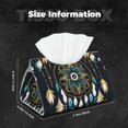 thumbnail image 4 of Kdxio Boho Dreamcatcher Print Tissue Box Cover,Modern PU Leather Rectangular Tissue Box Holder for Bathroom Living Room Bedroom Office Desk Car Home, 4 of 6