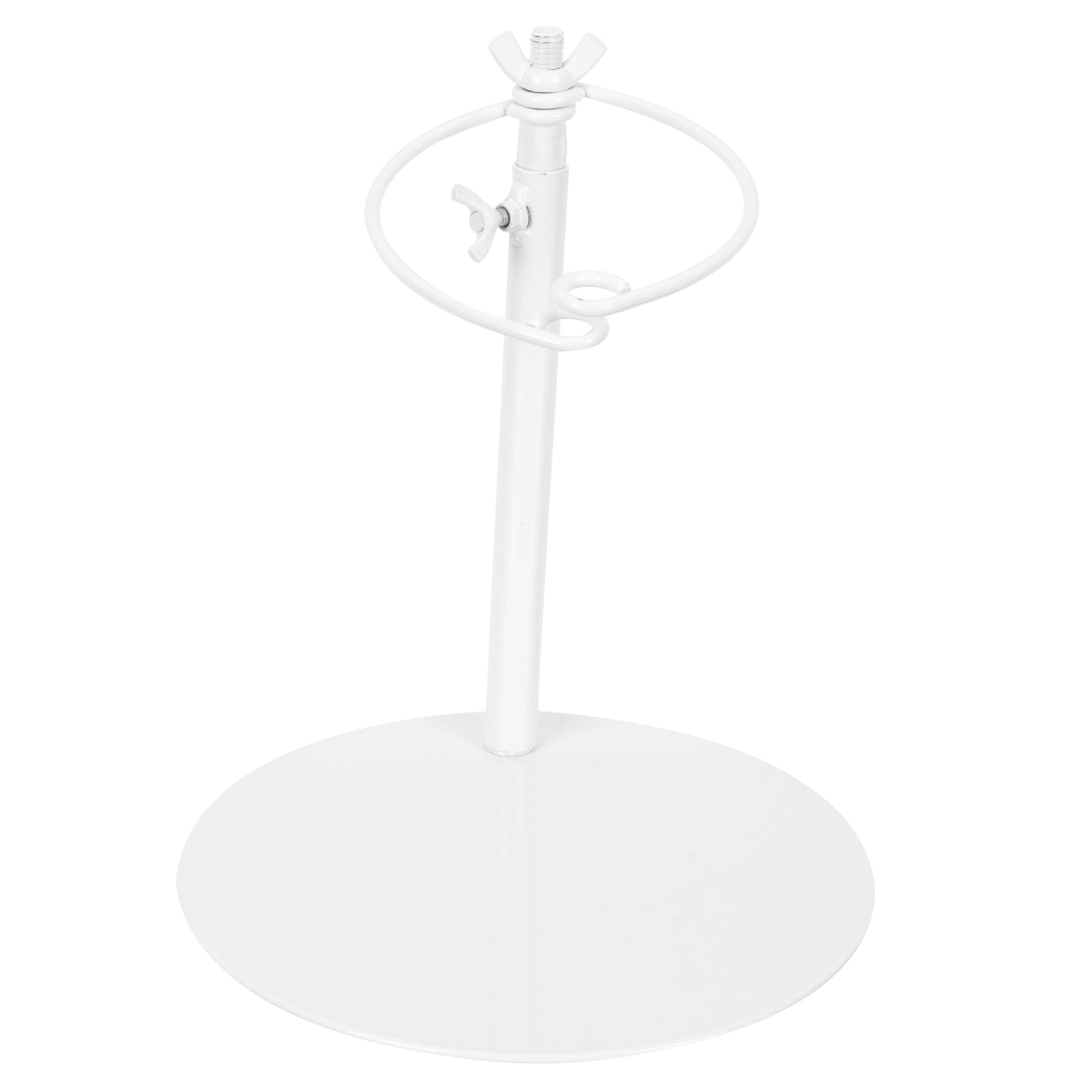 FONDOTIN Floral Bouquet Supplies Desktop Bouquet Display Holder 1Pcs White Iron Stabilization Rack