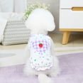thumbnail image 3 of NIBOLOG Pet Clothes Eye-catching Super Soft Cotton Puppy Fade-resistant Skirt Pet Garment for Travel, 3 of 8