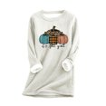 thumbnail image 2 of Hauts pour Femmes Mode Décontractée Manches Longues Col Rond Blouses & Chemises Hauts pour Femmes en Liquidation, 2 of 3