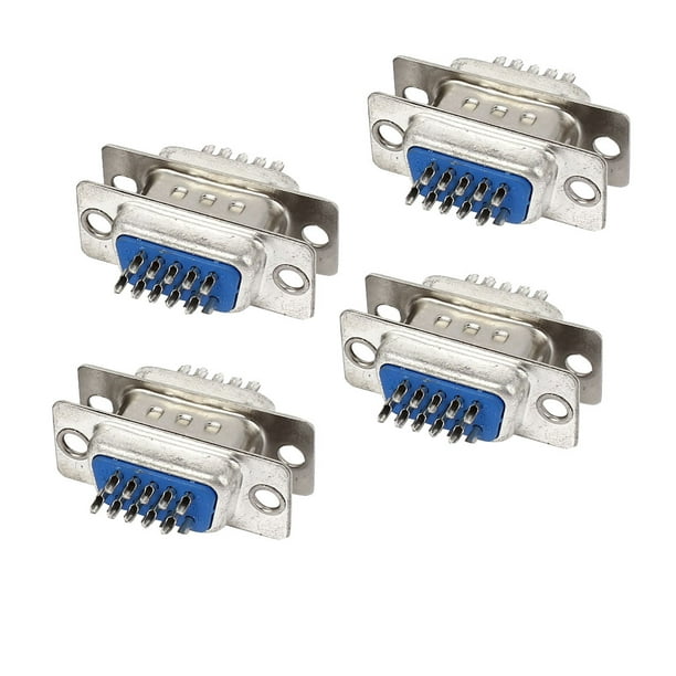 DB15 15Pin 3Row Male to Female Plug Computer VGA Cable Connector