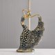thumbnail image 3 of Adorno de figura romántica, decoración de bailarina de pavo real, estatua de niña bailando de resina, artesanía para mujer, 3 of 5