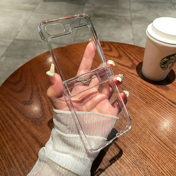 Clear Case for Samsung Galaxy Z Flip 7 Cover, Transparent Cyrstal Clear Soft TPU Shockproof [Non-Yellow] Full Body Protection Anti-Scratch Lightweight Shell Case for Galaxy Z Flip 7, Clear