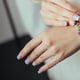 thumbnail image 2 of 1pc Trendy Simple Ring Apertura Anillos de dedo Mujer Decoración de dedo (Dorado), 2 of 5