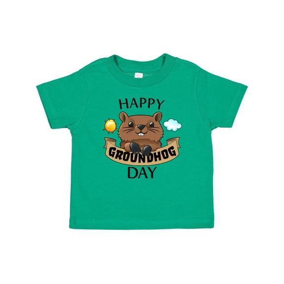 Inktastic Happy Groundhog Day Cute Boys or Girls Baby T-Shirt