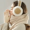 thumbnail image 4 of Caywon Women's Warm Earmuffs Solid Color Winter Ear Protection Ear Warmers Plushes Earmuffs Comfortable to Wear Prevents Ears from Freezing in Cold Weather​, 4 of 5