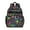 Colorful Mushroom Star, variant on Colorful Mushroom Star Black Pattern Backpack for School,Cute School Bag,Schoolbag with Adjustable Shoulder Straps & Padded Back,15.25"x11.5"x5.25"