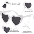 thumbnail image 3 of 10 Pares de Lentes de Sol Con Forma de Corazón Sin Montura de Color Caramelo Gafas de Sol Modernas Con Forma de Divertido Gafas de Sol de Colores Tintados Para Mujer y Despedida de Soltera, 3 of 4