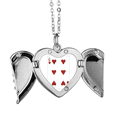 thumbnail image 1 of Corazon 6 cartas patrón Alas de ángel collar colgante regalo de moda Unbranded M, 1 of 3