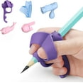 thumbnail image 1 of ORUYROP Poignée de Crayon en Silicone, Couleurs Assorties, Lot de 5, 1 of 6