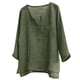 thumbnail image 1 of Playeras Cuello En V Para Hombre, Camiseta Transpirable Para Hombre, Cómoda, De Color Sólido, De Manga Larga, Holgada, Informal, Con Cuello En V, 1 of 7