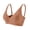 Khaki, variant on 3PC Jelly Bras for Women BWASD Wireless Comfortable Plunge Bralettes No Underwire Leopard Print Push Up Full Support Sport Bra Daily Wear 2026 S-4XL