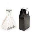 thumbnail image 5 of BalsaCircle 50 White Black Gift Boxes Wedding Dres Tuxedo FAVOR BOXES Party Home Decorations, 5 of 8