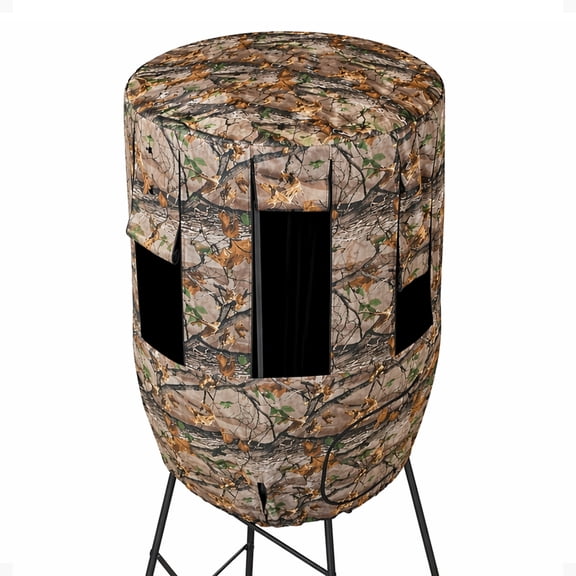 Muddy 90.00 x 50.00 x 84.00'' Liberty Tripod Stand Hunting Blind Enclosure with 8 Zippered Windows