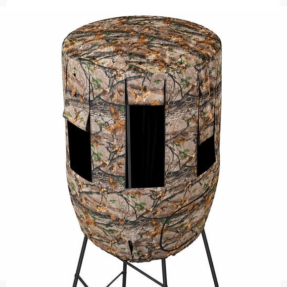 Muddy Roof Kit Hunting Gear, Hunting Blind w/ 8 Windows for Liberty Tripod