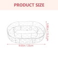 thumbnail image 6 of Liukekj 5pcs Number Design Flower Wreath Iron Art Frame for Craft Home Decoration, 6 of 11
