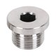 thumbnail image 1 of Varillas de montaje de tubería de acero inoxidable con rosca de cabeza hexagonal interna por CNC (paquete de 3), 1 of 3