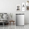 thumbnail image 5 of KNDKO 3.2Cu.ft Upright Freezer, Small Freezer with Removable Shelves, Adjustable Thermostat for Home/Kitchen/Office, SILVER, 5 of 8