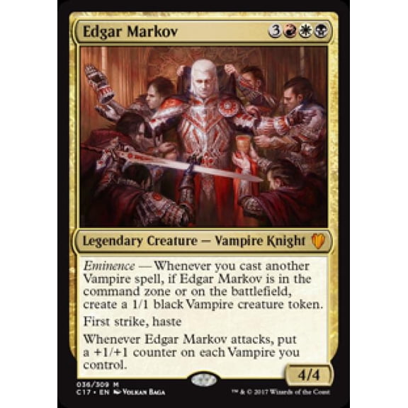 Magic the Gathering - Commander 2017 - Edgar Markov Light Play Foil