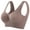 Brown, variant on Tnhcen Push Up Sports Bra Sport Bras for Women Supportive for Yoga Running Workout Exercise Womens Bralettes Underclothes for Girls Compression Underwear Women, Gray, 2XL