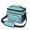 Unicorn and Ice, variant on Unicorn and Rainbow Blue Pattern Insulated Lunch Box for Women Men, Medium Leakproof Cooler Bag with Adjustable Strap, 10"x6.7"x8"