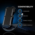 thumbnail image 3 of Titanium Micro Mercury 250GB Portable Aluminum SSD Up to 1000MB/S NVMe USB 3.1 IP66 water dust resistant for PC Mac Android and Game Console, 3 of 7