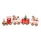 thumbnail image 4 of Adorno de tren de madera de Navidad, decoración navideña, decoración de mesa de tren, regalo, conjunto de decoración para fiesta, hogar, tienda, 4 of 9