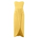 thumbnail image 4 of Vestido informal de playa sin mangas y cuello redondo holgado para mujer - Poliéster, ligero para vacaciones/uso diario, 4 of 5