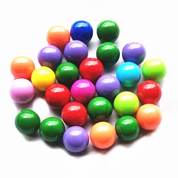pdqouc Mega Game Replacement 14mm Solid Glass 60 Pieces Chinese Crafting for Marble Run, Marbles Game,Aggravation Game,Traditional Marbles Games
