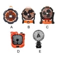 thumbnail image 4 of Sonducket Linterna de carga recargable, ventilador de Camping, ventiladores de iluminación refrigerados por aire, escritorio, dormitorio, Estufas de camping X25/Naranja, 4 of 6