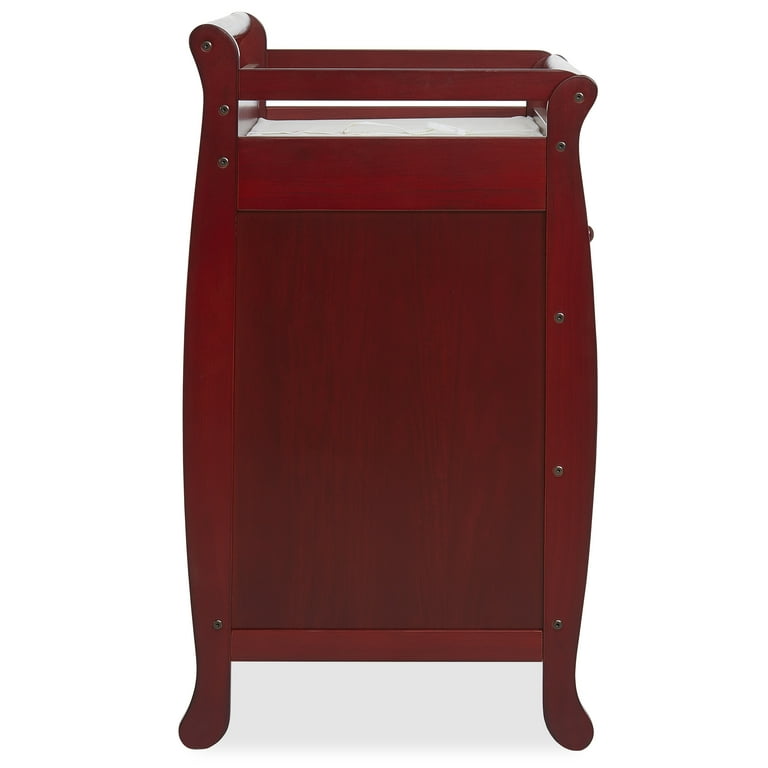 Dream On Me Liberty 3 Drawer Changing Table with Pad Cherry Walmart