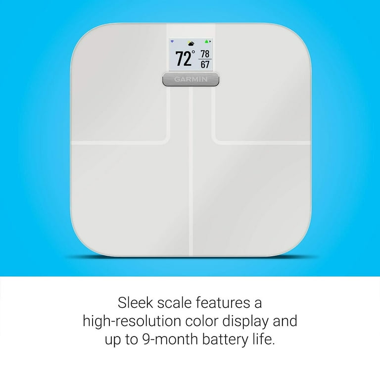 GARMIN　Index S2 White Garmin Index S2 Smart Scale (White) - Performance Bicycle