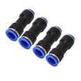 thumbnail image 1 of Quick Pipe Fittings, 2/3in 4/7in  Sealing Straight Reducer Connector  For PU Hose Nylon Tube, 1 of 8