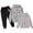 A-Grey21, variant on Jamsmile Toddler Girls Outfits Sets Bowknot Print Hoodies And Joggers Soft Loose 2 Piece Outfits Kids Girls Playwear Tracksuits