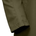 thumbnail image 7 of Iyufng Mid Length Notch Lapel Trench Coat for Men Single Breasted Button Lightweight Water Resistant Business Casual Overcoat Daily Walking, 7 of 7