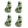 thumbnail image 1 of 4 Piezas Adornos de Rana, Mesa de Té Decorativa de Rana Pequeña de Cerámica, Favor de Té de Escritorio, Muebles para Decoraciones de Jugador de Té,A, 1 of 5