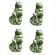 thumbnail image 1 of 4 Piezas Adornos de Rana, Mesa de Té Decorativa de Rana Pequeña de Cerámica, Favor de Té de Escritorio, Muebles para Decoraciones de Jugador de Té,A, 1 of 5