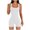 White, variant on TopLLC Women's Summer One Piece Short Ribbed Sleeveless Tank Bodycon Romper Short Yoga Jumpsuit Bodycon Tank Rompers Playsuit
