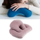 thumbnail image 3 of Almohada para dormir de oficina, almohada boca abajo, transpirable, ergonómica, para viajes. Violeta, 3 of 6