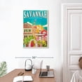 thumbnail image 3 of Elephant Stock Savannah Hostess City Wall Art - Vertical Canvas Wall Art - Living Room Wall Decor - Places Canvas - Green And Red Decor - 20" x 30", 3 of 8