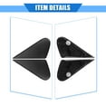 thumbnail image 5 of Unique Bargains 1 Pair Side Rear View Mirror Corner Triangle Trim for Toyota RAV4 2009-2012 Left Right Panel Cover, 5 of 6