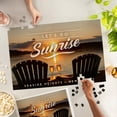 thumbnail image 3 of Lantern Press 1000 Piece Jigsaw Puzzle, Seaside Heights, New Jersey, Let's Do Sunrise, Sunrise View, 3 of 5