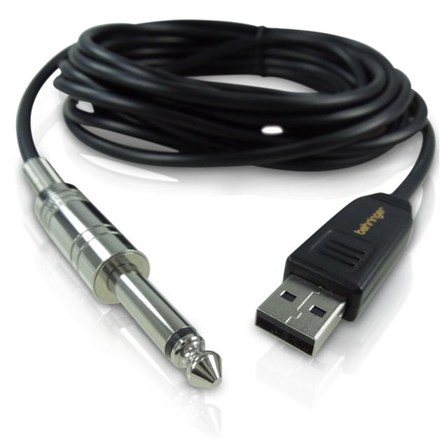 Cable de Interfaz Behringer GUITAR 2 USB Negro 5 M