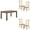 Buttermilk, variant on Home Square 5-Piece Set with Dining Table and 4 Dining Chairs in White
