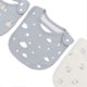 thumbnail image 4 of 3pcs Baby Bibs Cute Animal Patterns Button Closure Soft Cotton Water Absorption Infant Drool Bibs Lamb, 4 of 4