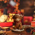 thumbnail image 5 of Hígh-lánd Cow Figurine - Christmas Night Light Decor, Desktop Holiday Night Lightf, Collectible Cow Ornament for Living Room Bedroom Study Nursery Bedside Nightstand Bookshelf Home Office Dormitory,G, 5 of 5